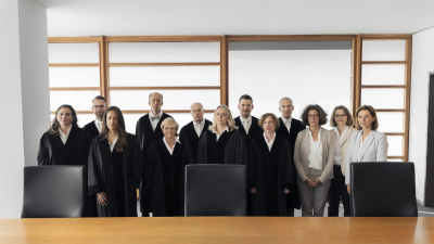 ﻿Gruppenbild aller Senate und Chambers einschließlich Güterichter