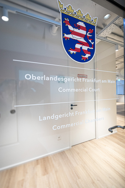 Eingangst&uuml;r zum Commercial Court